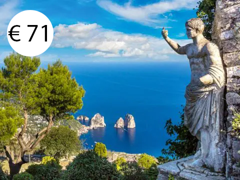 Pacchetto nave + pranzo per Capri