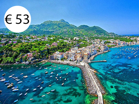 Pacchetto nave + pranzo per Ischia